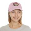 Ventura California Pixel Art Hat - Retro Coastal Leather Patch Cap with Sunset Beach Scene | California 8-Bit Design Gift