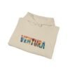 Ventura California Hoodie - Retro Coastal Beach Sweatshirt, California Travel Gift, Vintage Style Ventura Pullover, Unisex Cozy Hoodie