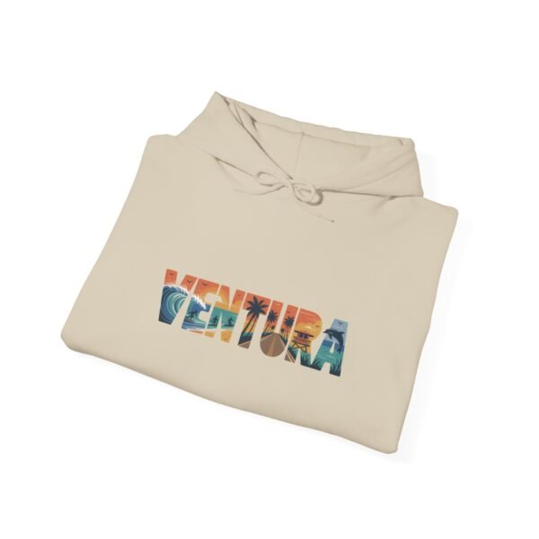 Ventura California Hoodie - Retro Coastal Beach Sweatshirt, California Travel Gift, Vintage Style Ventura Pullover, Unisex Cozy Hoodie