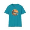Ventura California Sunset Softstyle T-Shirt, Beach Lover Tee, Coastal Sunset Shirt, Ocean Vibes Top, Vacation Tshirt