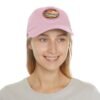 Ventura California Hat - PU Leather Patch Retro Sunset Baseball Cap, Coastal Travel Souvenir