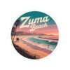 Zuma Beach Sticker - Retro Sunset California Vibes - Coastal Travel Gift