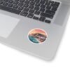 Nerja Spain Pixel Art Sticker - Retro 8-Bit Coastal Design | Andalucía Travel Vinyl Decal for Laptop, Journal & Water Bottle