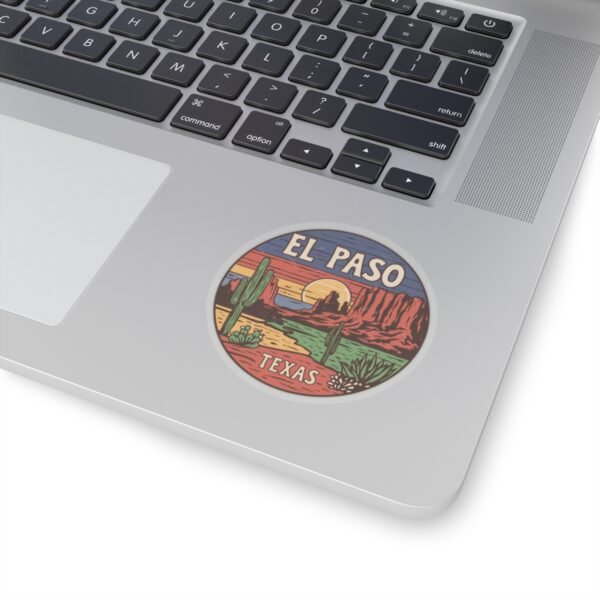 Sunset Cacti Stickers, El Paso Texas Souvenir, Desert Mountain Decals, Traveler Sticker Pack, Southwestern Decor