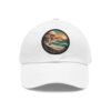 Carmel by the Sea Hat - Retro Coastal Leather Patch Cap, California Ocean Sunset Embroidery Style