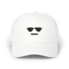 Pixel Cool Face Embroidered Hat - Retro 8-Bit Minimalist Dad Cap, Gaming Aesthetic Streetwear, Fun Pixel Art Gift