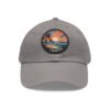 Tampa Florida Hat - Premium Dad Cap with PU Leather Patch, Coastal Sunset Design, Retro Travel Souvenir & Beach Gift