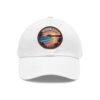 12634164411875986519_2048.jpeg Byron Bay Australia Hat - Retro Coastal Leather Patch Dad Cap, Surf Sunset Design, Vintage Beach Style Gift for Travelers & Ocean Lovers