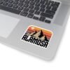 Alamosa Mountain Sunset Sticker - Retro Colorado Travel Decal for Water Bottles, Laptops, Journals