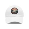 Carmel by the Sea Hat - Vibrant Sunset Leather Patch Cap, California Coastal Design, Retro Ocean View Travel Souvenir Gift