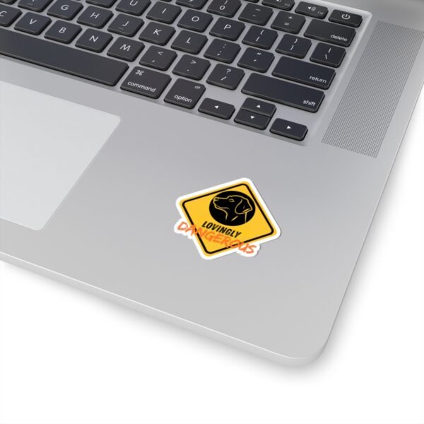 12870156603895547921_1200.jpeg Lovingly Dangerous Kiss-Cut Stickers, Dog Warning Sign Stickers, Funny Dog Lover Gifts, Pet Owner Decals, Novelty Animal Sticker
