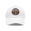 El Paso Texas Hat - Leather Patch Desert Sunset Cap with Cactus & River, Retro Travel Baseball Dad Hat, City Vibes Souvenir Apparel