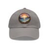 Carmel by the Sea Hat - Pixel Art Coastal Sunset Leather Patch Cap, California Retro Gamer Style, Unique Travel Souvenir Gift
