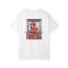 Funny Flamingo T-Shirt - Passport Problems Graphic Tee, Travel Humor Front & Back Print Shirt, Quirky Bird Streetwear Gift