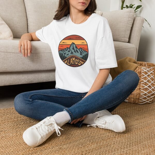 13110871408957906743_2048.jpeg Alamosa, Colorado | Mountains in the sunset - Retro Alamosa Gift