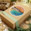 131168188230365705_1200.jpeg Cadaqués España Sticker - Costa Brava Retro Travel Art - Round Vinyl Mediterranean Sticker - Spanish Souvenir Gift