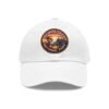 Joshua Tree National Park Hat - 8-Bit Pixel Art Retro Sunset Leather Patch Cap, Desert Baseball Dad Hat, California Souvenir