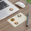 Ventura California Sticker Pack - Set of 4 Retro Coastal Travel Decals, Vintage Surf & Sunset Souvenir Stickers
