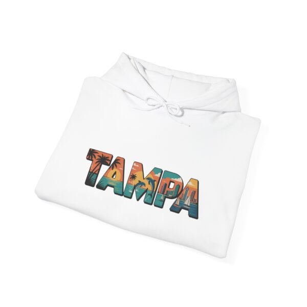 Tampa Florida Hoodie - Retro Coastal Beach Sweatshirt, Florida Travel Gift, Vintage Style Tampa Pullover, Unisex Cozy Hoodie
