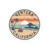 Sticker Sheet, Ventura California Sunset Design, Scrapbooking, Bullet Journal, Laptop Decals, Planner Accessories