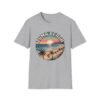 Zuma Beach Pixel Art T-Shirt - Retro Sunset Surf Tee, 8-Bit California Vibes, Vintage Beach Shirt, Cool Summer Coastal Style