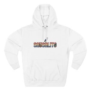 Sausalito Pixel Art Hoodie - Coastal California Vibes, Golden Gate Sunset, Sailboats & Nature - City Vibes Collection, Cozy Unisex