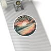 Zuma Beach California Sticker - Retro Sunset Coastal Art for Laptops, Water Bottles & Vans | Pacific Vibes Collection