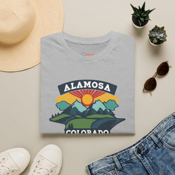 Alamosa, Colorado Unisex T-Shirt, Nature Lover Tee, Mountain Graphic Shirt, Outdoors Adventure Top, Wilderness Traveler Gift