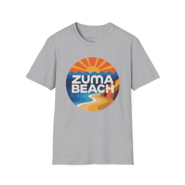 Zuma Beach Bold Horizon Tee - Abstract California Coast Shirt | Sunset Vibes Graphic T-Shirt | Unisex Fit