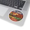 Sunset Cacti Stickers, El Paso Texas Souvenir, Desert Mountain Decals, Traveler Sticker Pack, Southwestern Decor