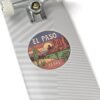Sunset Cacti Stickers, El Paso Texas Souvenir, Desert Mountain Decals, Traveler Sticker Pack, Southwestern Decor