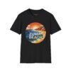 Zuma Beach California Sunset Tee - Retro Ocean Cliff Shirt | Colorful Coastal Art | Unisex T-Shirt