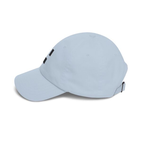 Pixel Surprised Face Embroidered Dad Hat: Retro 8-Bit Gaming Cap