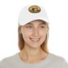 Zuma Beach California Hat - Leather Patch Sunset Surf Cap with Palm Tree, Retro Coastal Baseball Dad Hat, City Vibes Travel Souvenir