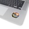 Carmel-by-the-Sea Sticker - Pixel Art Sunset Beach Cliffside and Ocean Waves Design - Retro California Coastal Travel Souvenir Decal