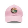 Carmel by the Sea Hat - Retro Coastal Leather Patch Cap, California Ocean Sunset Embroidery Style