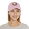 Carmel by the Sea Hat - Pixel Art Coastal Sunset Leather Patch Cap, California Retro Gamer Style, Unique Travel Souvenir Gift