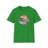 Ventura, California | Aerial view drawing of Ventura Pier - Unisex Softstyle T-Shirt