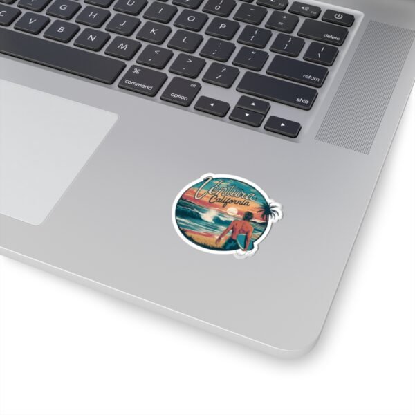 13926983488631395558_1200.jpeg Sticker, Ventura California Coastal Sunset Vibes, Beach Lover Gift, Travel Laptop Decal, Ocean Sea Theme Stationery, Planner Scrapbook