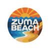 Zuma Beach California Sticker - Bold Retro Coastal Design, Minimalist Travel Decal, Beach Lover Gift