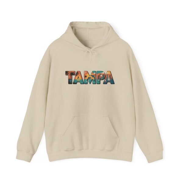 Tampa Florida Hoodie - Retro Coastal Beach Sweatshirt, Florida Travel Gift, Vintage Style Tampa Pullover, Unisex Cozy Hoodie