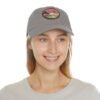 Ventura California Pixel Art Hat - Retro Coastal Leather Patch Cap with Sunset Beach Scene | California 8-Bit Design Gift