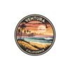 Sticker, Ventura California Sunset Paradise, Travel Stickers, Laptop Decal, Phone Sticker, Scrapbooking, Journaling Supplies