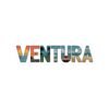 VENTURA California Sticker - Retro Coastal Design, 2x2 to 6x6 Vinyl Decal, Beach Vibes Aesthetic, Travel Gift, Van Life Accessory