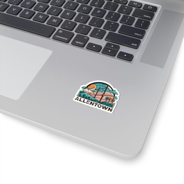 Allentown, Pennsylvania | Alternative city sunset - Kiss-Cut Stickers