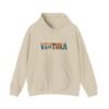Ventura California Hoodie - Retro Coastal Beach Sweatshirt, California Travel Gift, Vintage Style Ventura Pullover, Unisex Cozy Hoodie