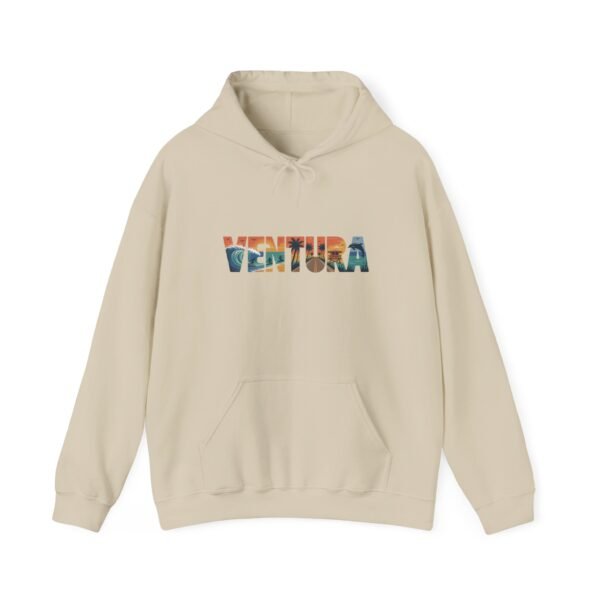 Ventura California Hoodie - Retro Coastal Beach Sweatshirt, California Travel Gift, Vintage Style Ventura Pullover, Unisex Cozy Hoodie
