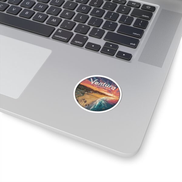 14237801888192019318_1200.jpeg Ventura California Pier Sunset Serenity Stickers, Coastal Vinyl Decals, Waterproof Sticker Pack, Laptop Accessories, Travelers Souvenirs,