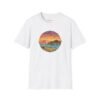 Embrace the Horizon: Pixel Art Ventura Pier Sunset - Unisex Softstyle T-Shirt