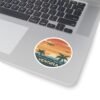 Sticker Sheet, Sunset Serenity in Ventura, Tranquil Ocean View Stickers, Beach Sunset Decor, Laptop Decals, Journal Accessories